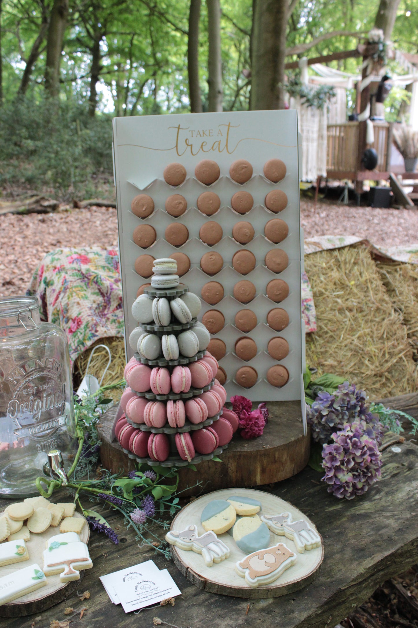 Wedding 'Take a Treat' Macaron stand