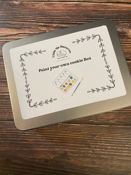 Paint your own Cookie Box