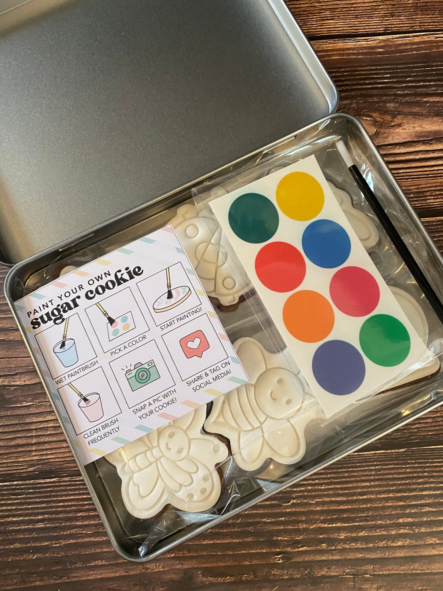 Paint your own Cookie Box